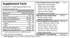 Rebalance Super Greens Green Fitness and Health Supplement - 10 Calories Per Serving - Green Drink - Supplement Facts Sheet + Nutrition Information